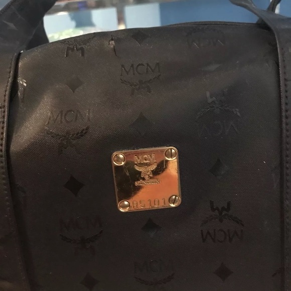 Authentic MCM Black Handbag - Picture 2 of 8